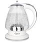 Jura H2O Glass 48 Oz Rapid Boil Kettle in White and Polished Chrome, , large