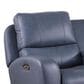 Italiano Furniture Cambria Power Reclining Console Loveseat with Power Headrests in Blue, , large