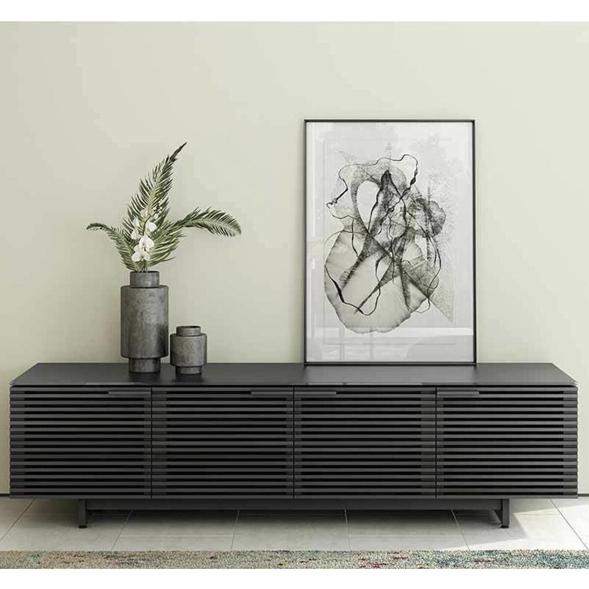 BDI Corridor Media Unit in Charcoal | Nebraska Furniture Mart