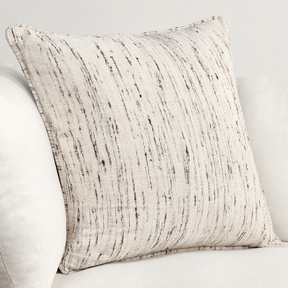 Classic Home Tavira 22&quot; Square Throw Pillow in Natural, , large