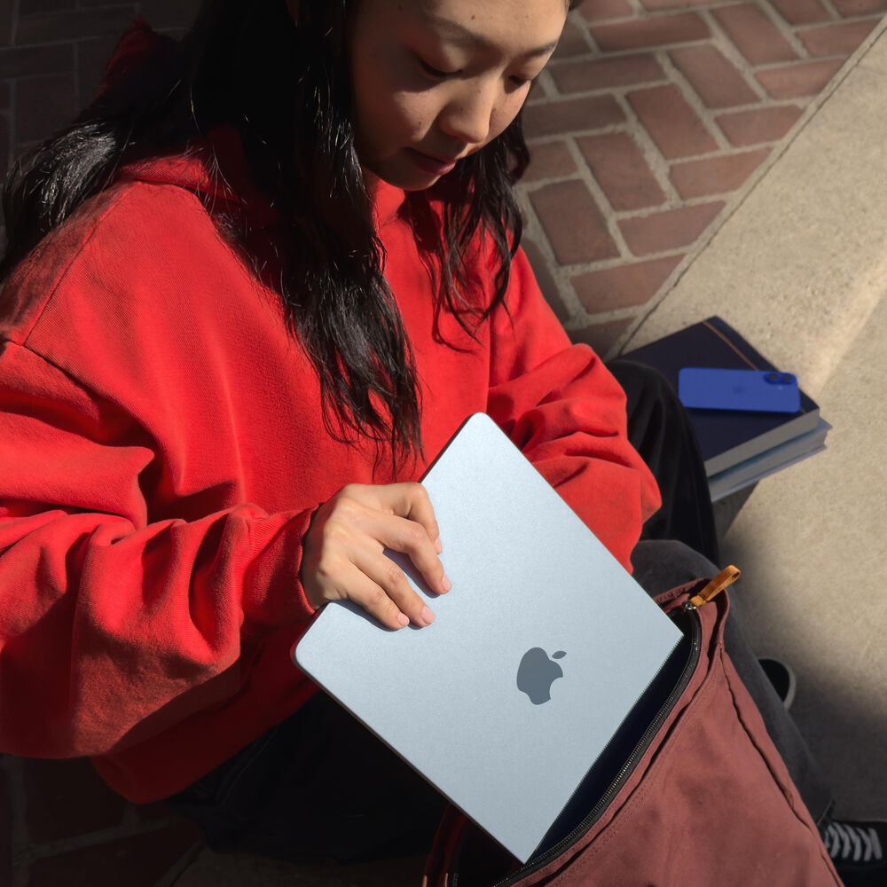 Apple MacBook Air 13-inch Laptop M4 chip - 10 Core CPU - 10 Core GPU - 16GB Memory - 512GB SSD - Silver &#40;Latest Model&#41;, , large
