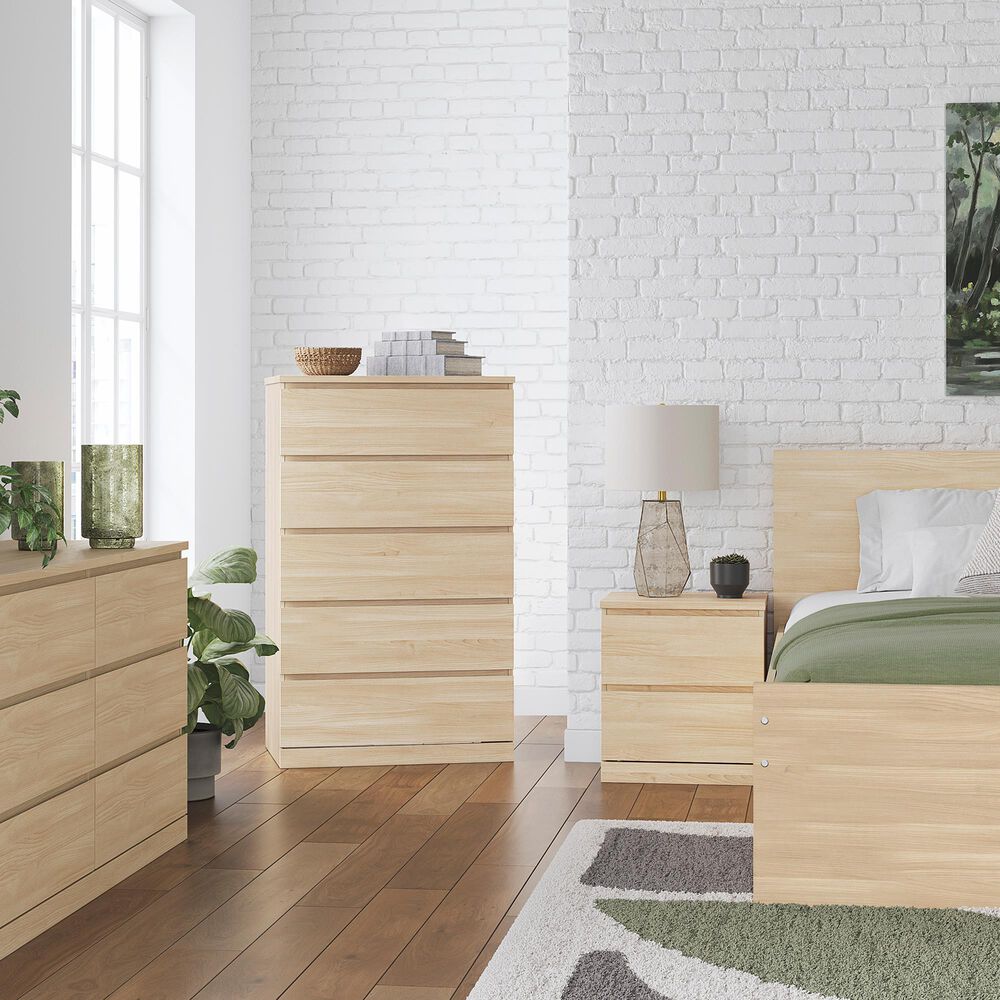 Ashley Onita 2-Drawer Nightstand in Natural, , large