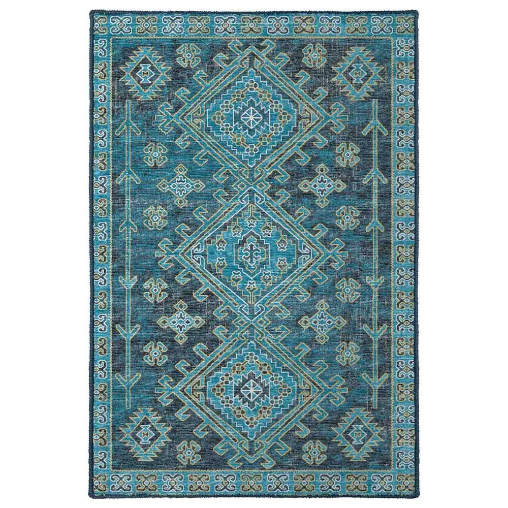 Dalyn Rug Company Brisbane Southwestern 1"8" x 2"6" Navy Area Rug, , large