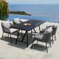 Blue River Koala and Calica 5-Piece Patio Dining Set in Black, Gray and Dark Eucalyptus, , large