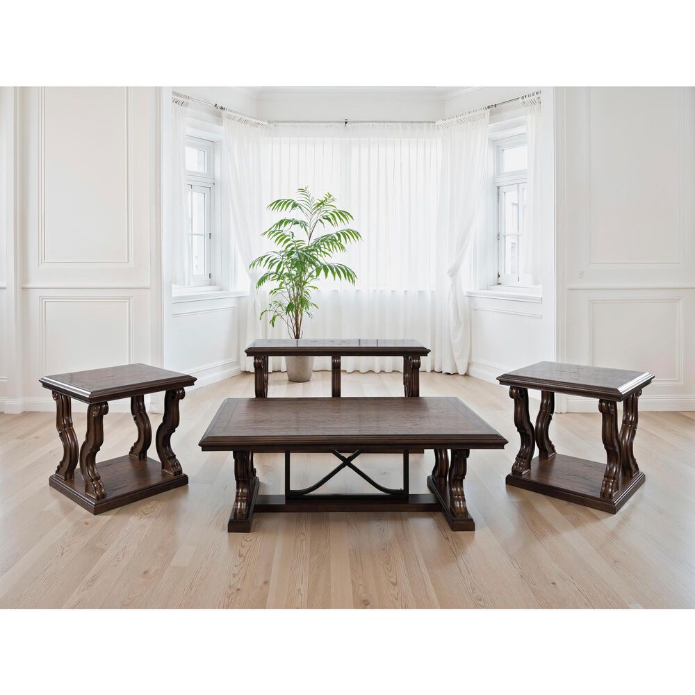 Ashley Maylee Cocktail Table in Dark Brown, , large