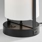 Lite Source Obelia Table Lamp with USB Port in Black (Set of 2), , large