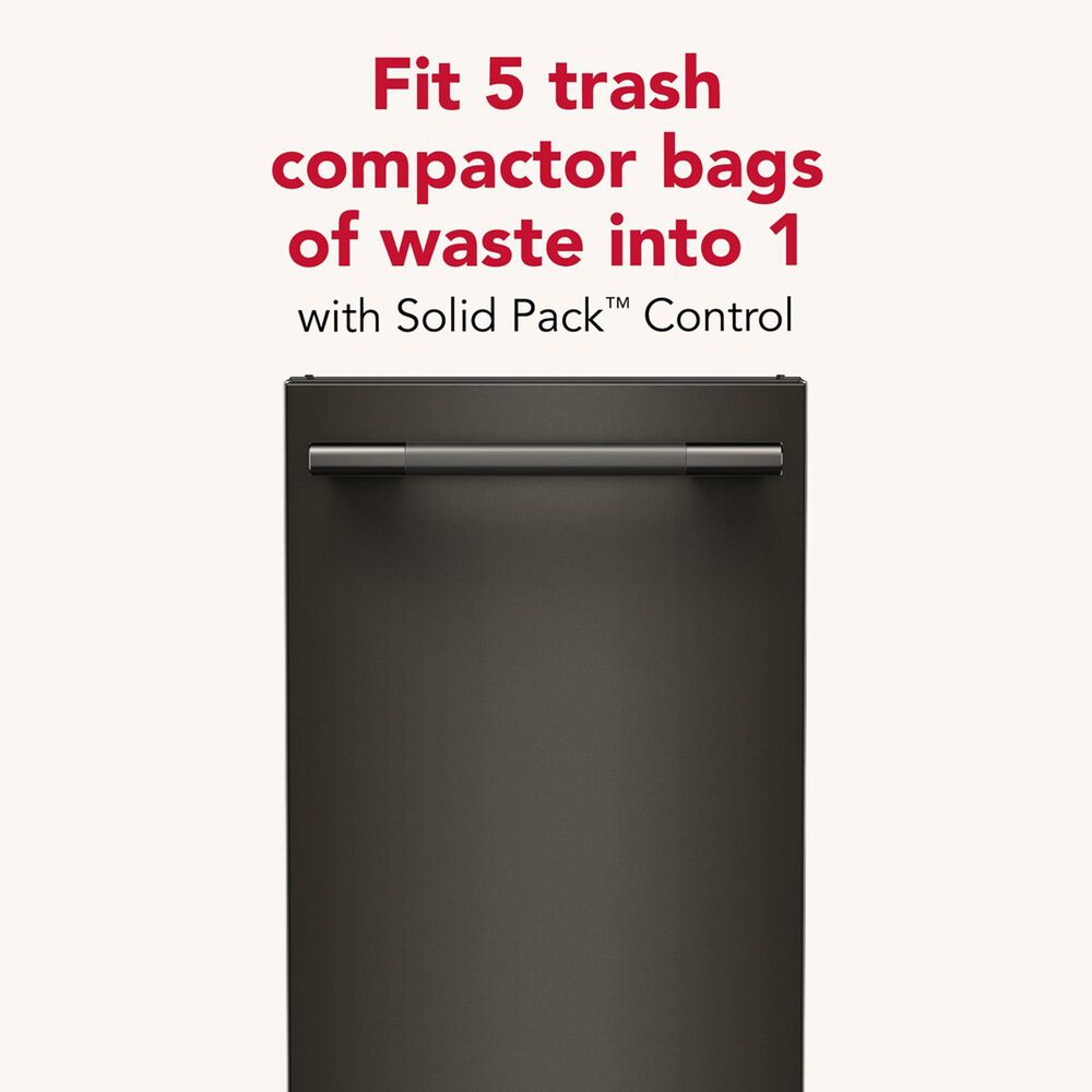 KitchenAid 15" Built-In Trash Compactor with Odor Management System in Black Ore, , large