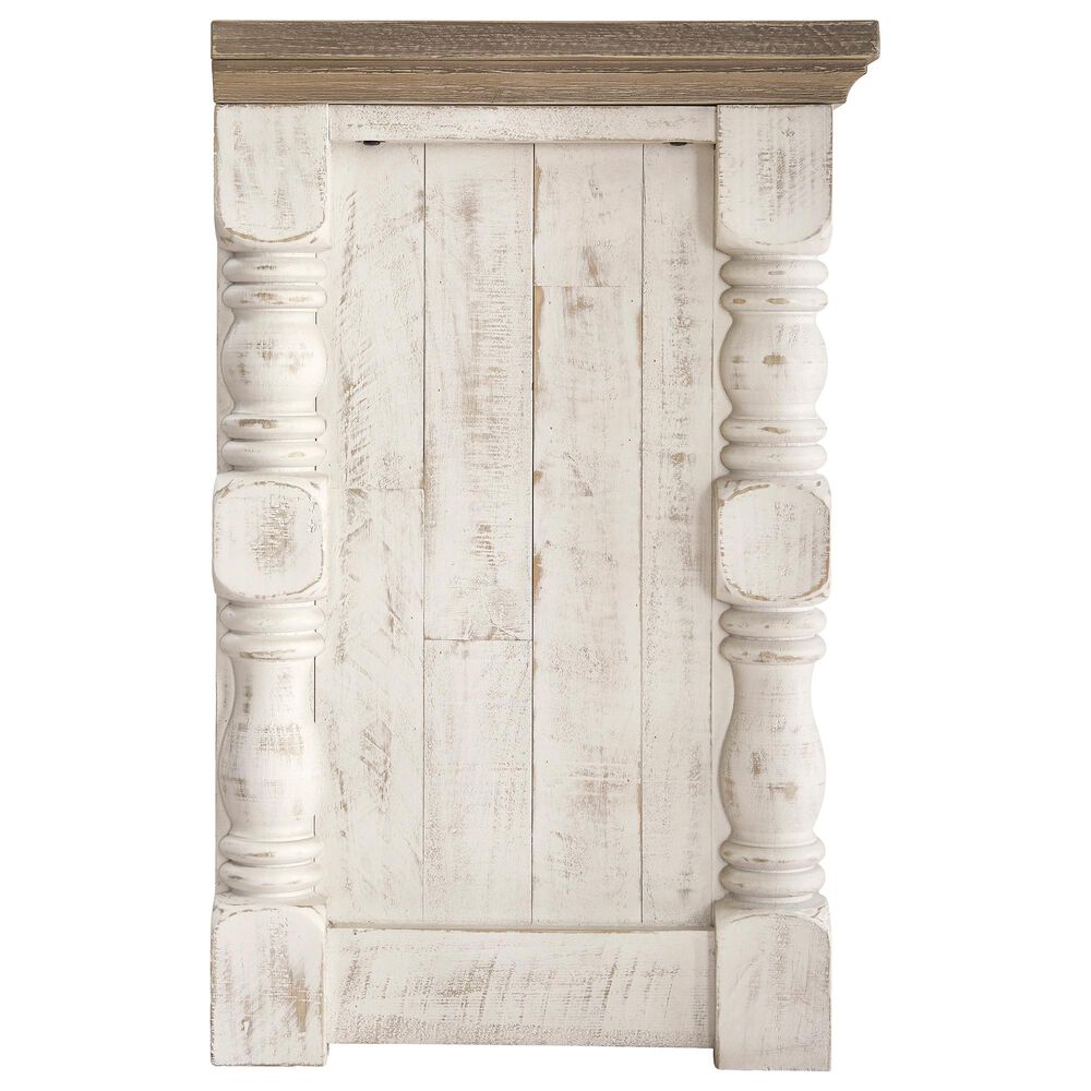 Ashley Havalance 67&quot; Extra Large TV Stand in Weathered Gray and Vintage White, , large
