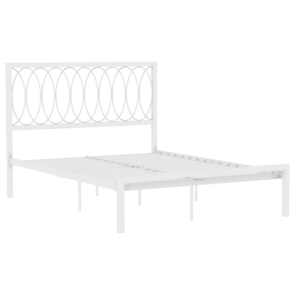 Richlands Furniture Naomi Full Platform Bed in White, , large
