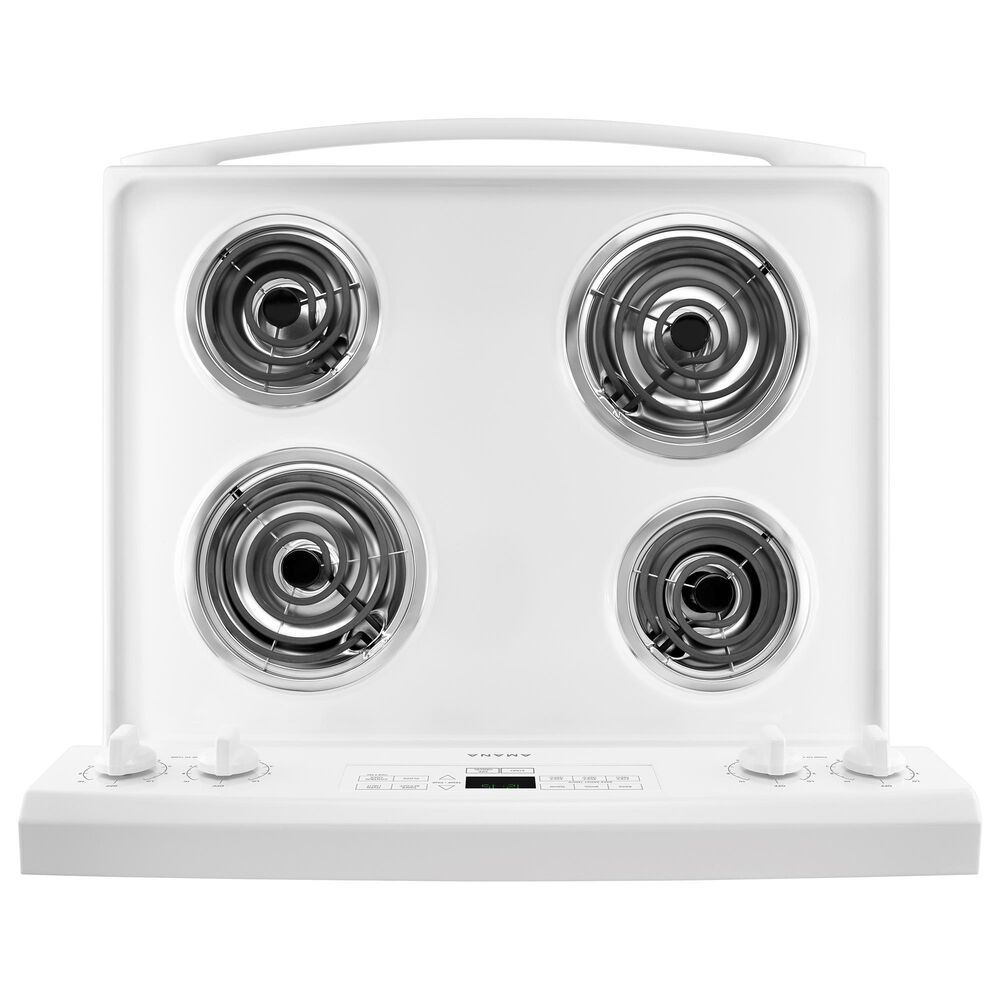Amana 4.8 Cu. Ft. Electric Range with Bake Assist Temps in White, , large