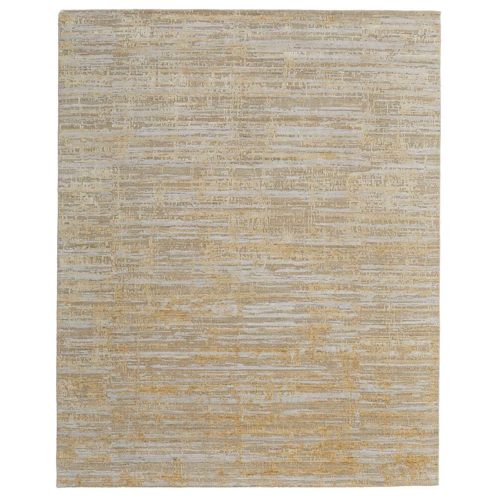 Feizy Eastfield 69FQF 8" x 10" Gold and Ivory Area Rug, , large