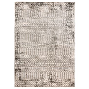 RIZZY Calabria 5"3" x 7"6" Neutral and Brown Area Rug, , large