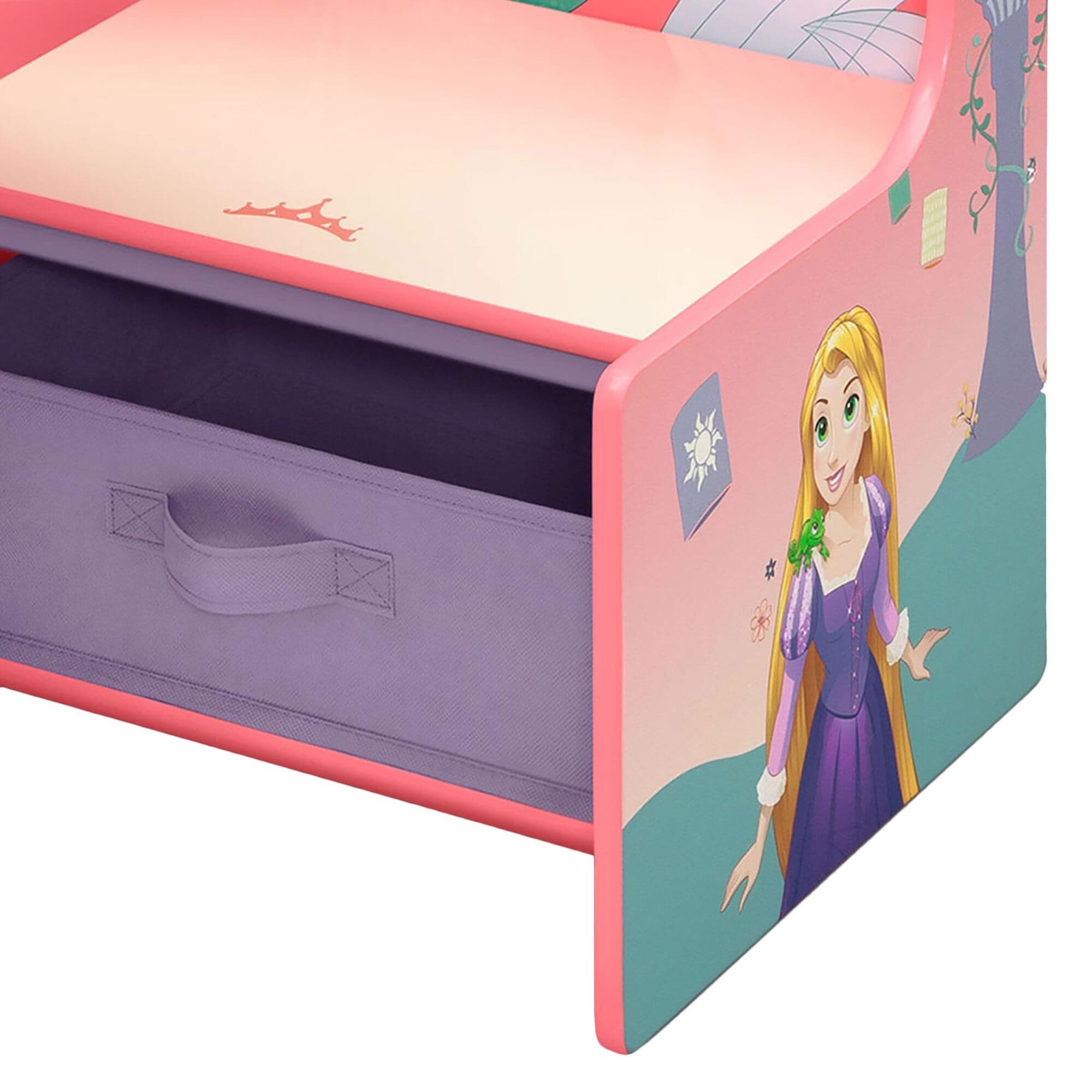 Delta children disney princess deals chair desk with storage bin
