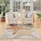 Nourison Aloha ALH28 7"10" x 10"6" Ivory and Multicolor Indoor/Outdoor Area Rug, , large