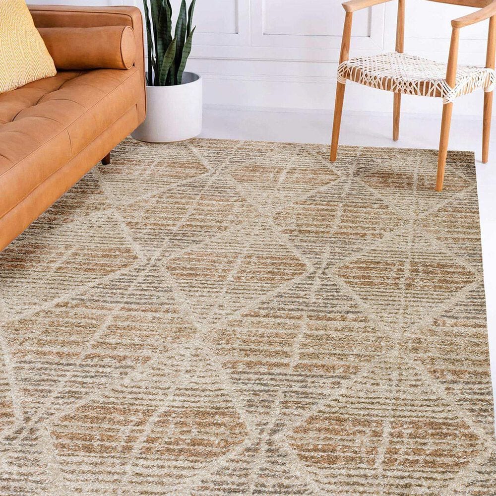 Dalyn Rug Company Carmona 5&#39;1&quot; x 7&#39;5&quot; Parchment Area Rug, , large