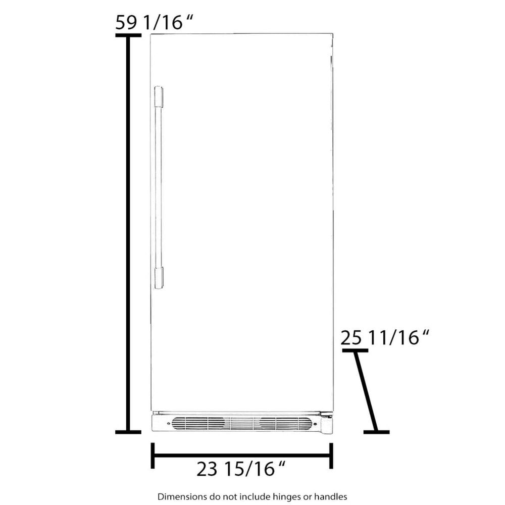 Danby 8.5 Cu. Ft. Freestanding Upright Freezer in White, , large