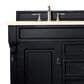James Martin Vanities Brookfield 60" Double Bathroom Vanity in Antique Black with 3 cm Eternal Marfil Quartz Top and Rectangle Sinks, , large