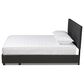 Baxton Studio Netti Queen Storage Bed with Dark Grey Upholstered in Black, , large