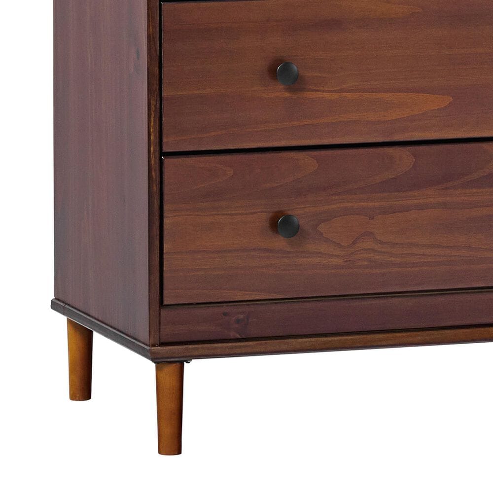 Walker Edison Spencer 4-Drawer Dresser in Walnut, , large