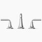 Kohler Tone Widespread Bathroom Sink Faucet in Polished Chrome, , large