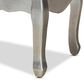 Baxton Studio Leonie 2-Drawer Nightstand in Silver/Mirror, , large
