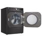 LG 9 Cu. Ft. Smart Wi-Fi Enabled Front Load Gas Dryer with TurboSteam in Black Steel, , large