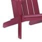 Linon Home Decor Adirondack Patio Chair in Red, , large