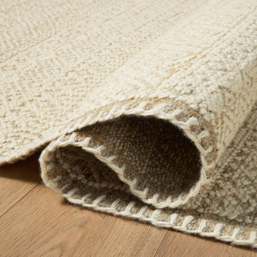 Amber Lewis x Loloi Bowie Pebble and Clay 5'6" x 8'6" Area Rug, , large