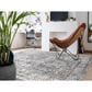 Amer Rugs Vermont 8"10" x 11"10" Gray and Ivory Area Rug, , large