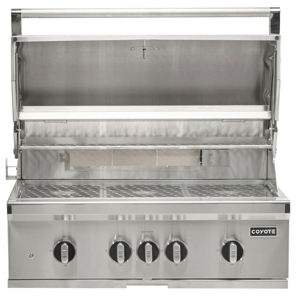 Coyote Outdoor SL-Series 36&quot; Built-In Liquid Propane Grill in Stainless Steel, , large