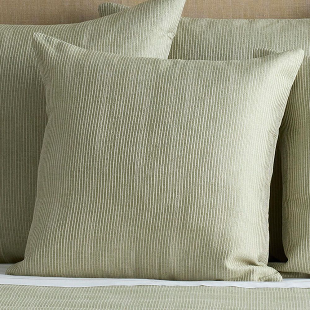 Ann Gish Lamina 22" x 22" Square Throw Pillow in Sage, , large