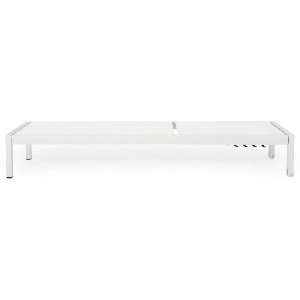 Hearth and Haven Cape Coral Outdoor Chaise Lounge in White, , large