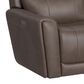 Flexsteel Carter Power Reclining Sofa and Loveseat Set in Cappuccino Brown, , large