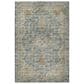 Dalyn Rug Company Tuscany 8" x 10" Teal Indoor/Outdoor Area Rug, , large