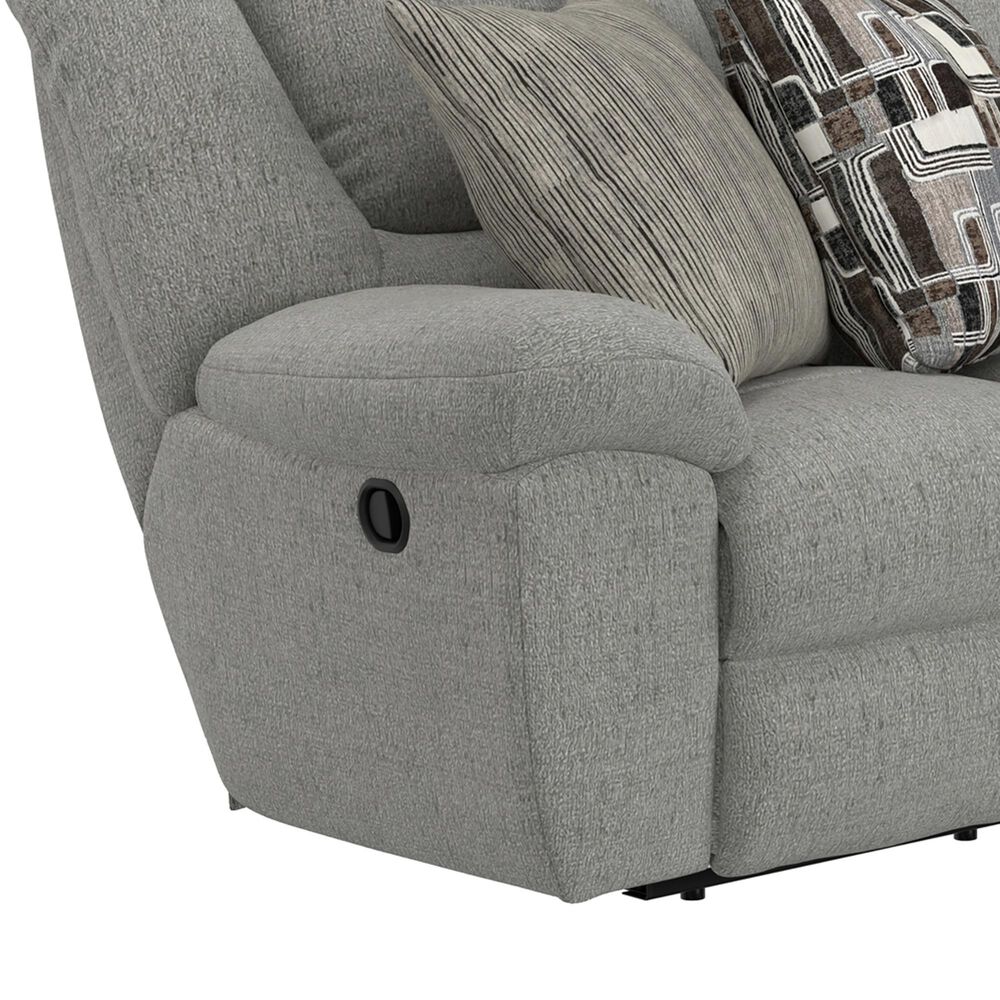 Catnapper Trifecta Manual Reclining Sofa with Drop Down Table in Nature, , large