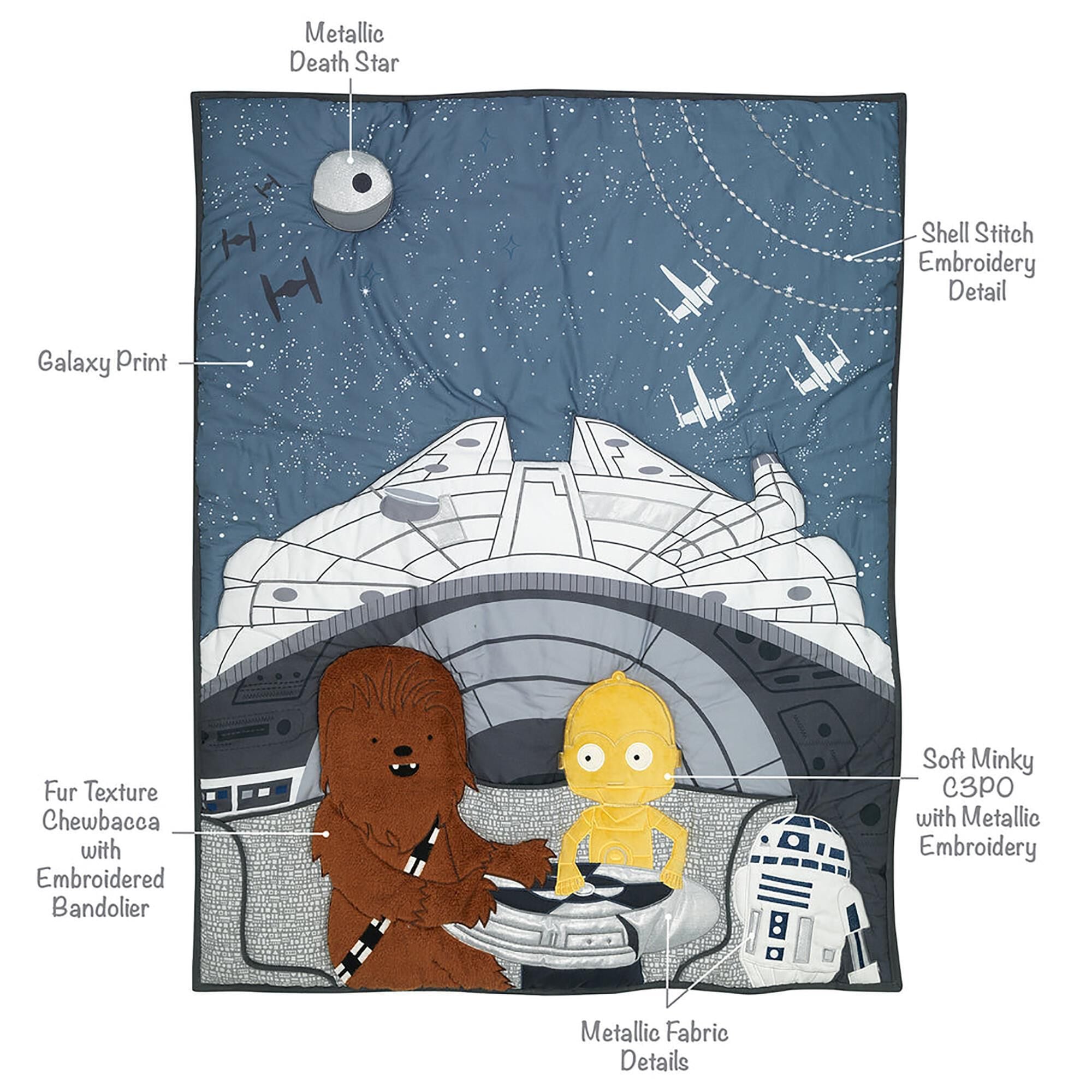 Galaxy sales crib bedding