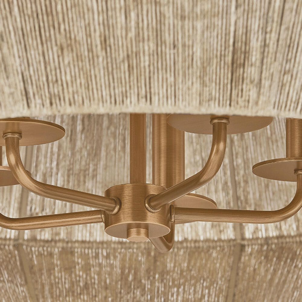 Troy Lighting Keats 5-Light Pendant in Patina Brass, , large