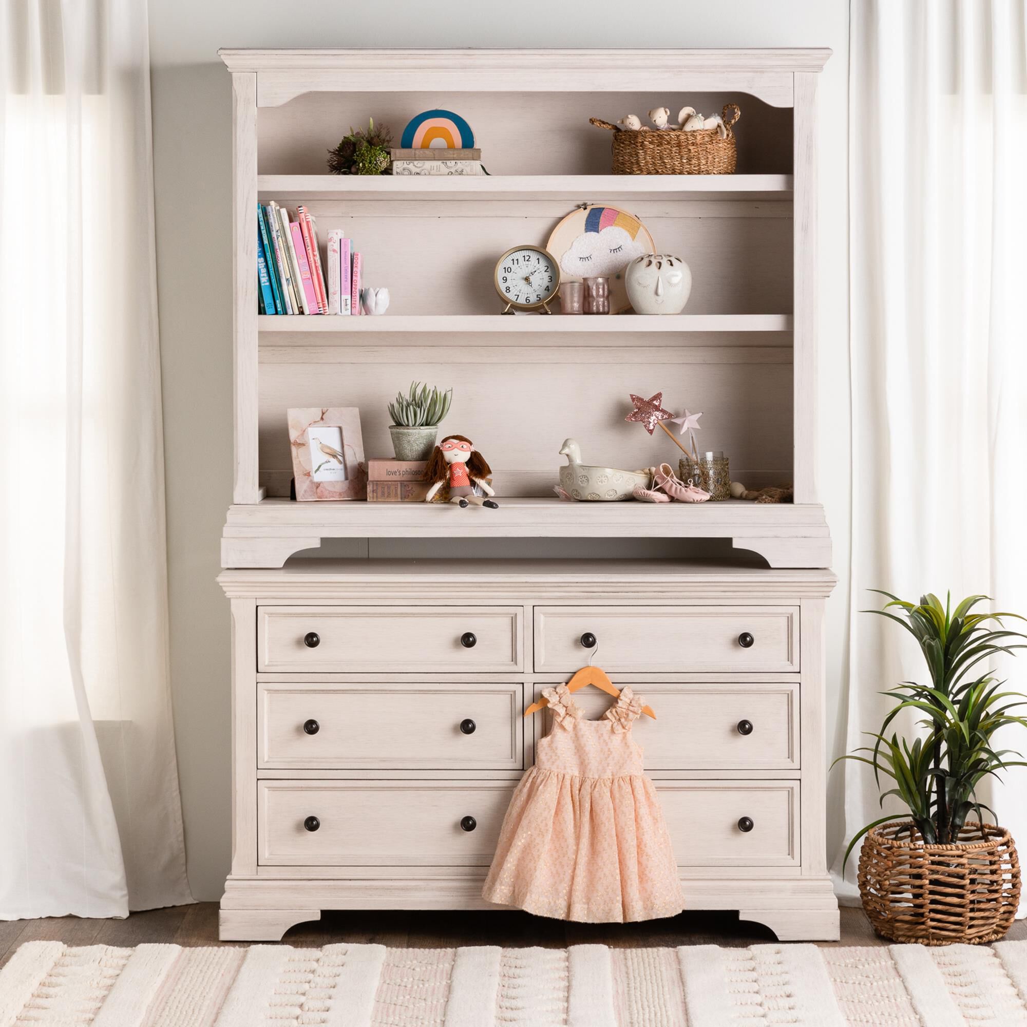 Dresser with hutch for nursery new arrivals