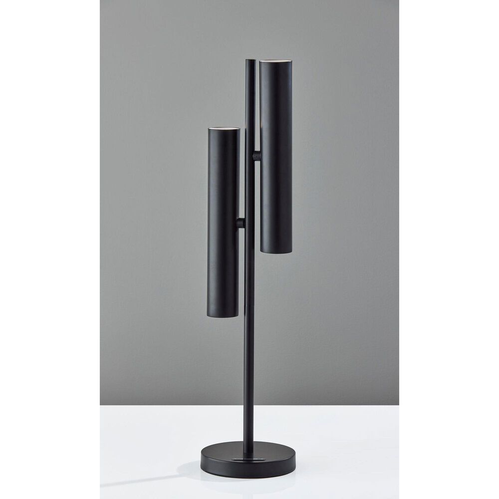 Adesso Greer Table Lamp in Black, , large