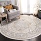 Safavieh Isabella ISA916B 6"7" Round Cream and Beige Area Rug, , large