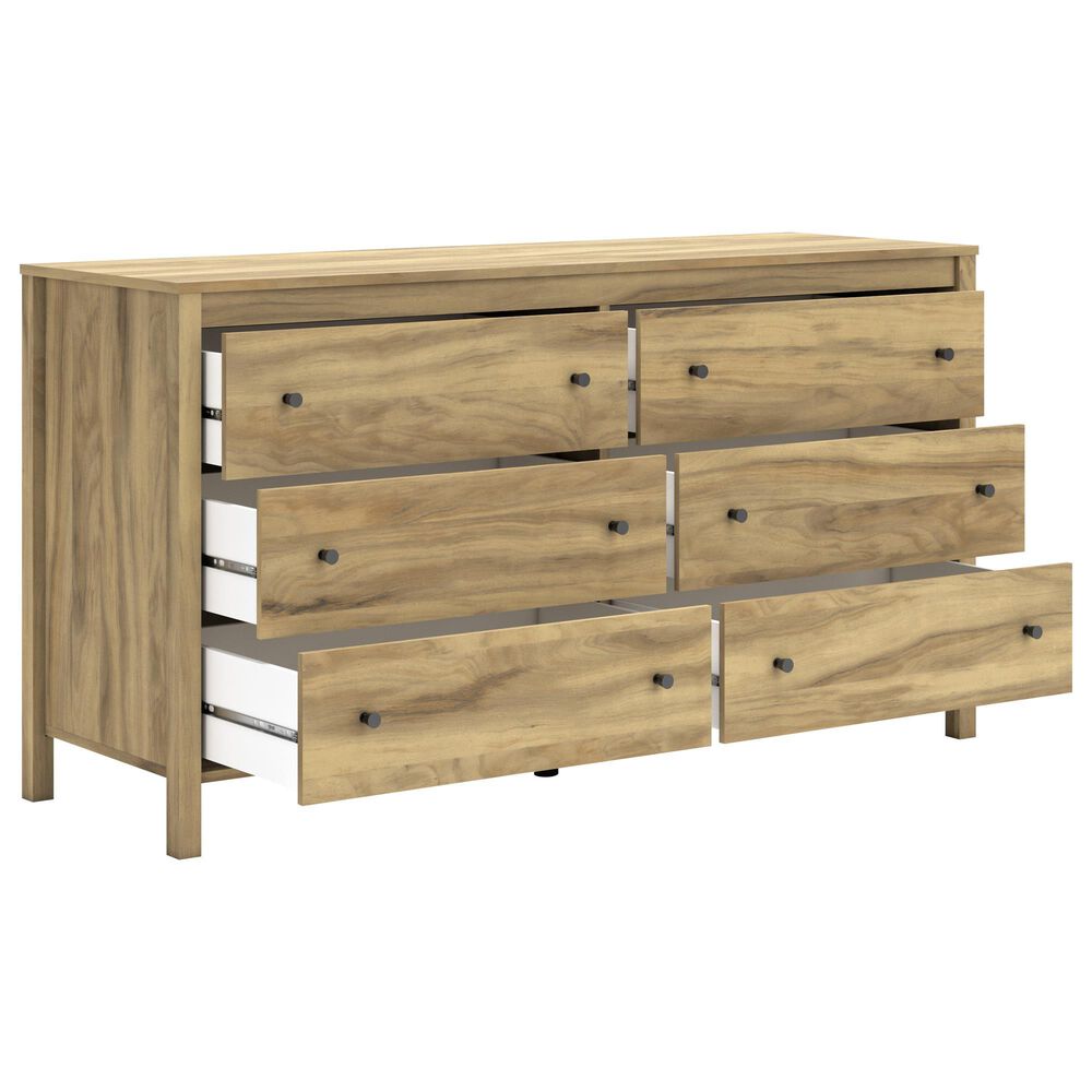 Ashley Bermacy 6-Drawer Dresser in Light Brown, , large