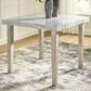 Ashley Larawyn Counter Height Table in Bisque, White and Gray - Table Only, , large