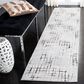Safavieh Orchard Geometric 2"2" x 9" Grey and Light Grey Runner, , large