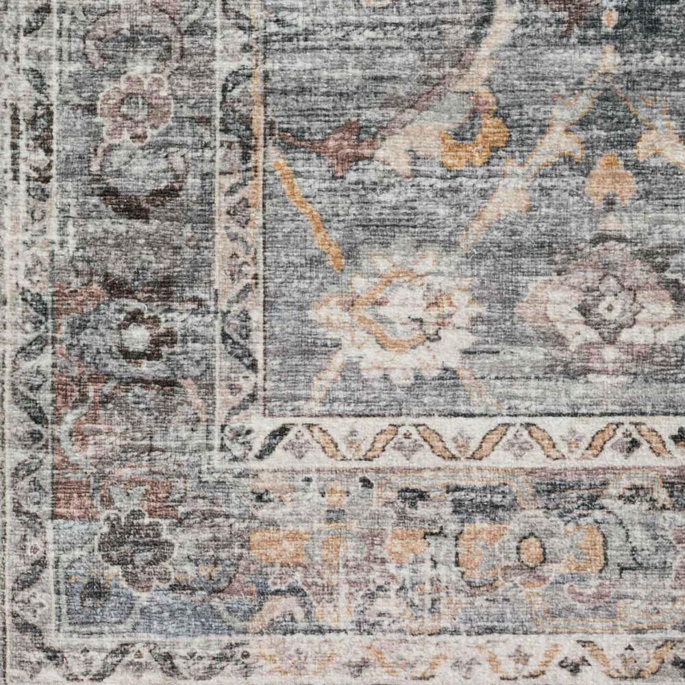 Dalyn Rug Company Jericho 2&#39;6&quot; x 12&#39; Silver Indoor/Outdoor Runner, , large