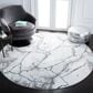 Safavieh Craft CFT877Y 6"7" Round Grey and Green Area Rug, , large