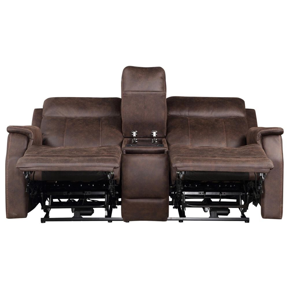 Steve Silver Valencia Power Recliner Console in Walnut, , large