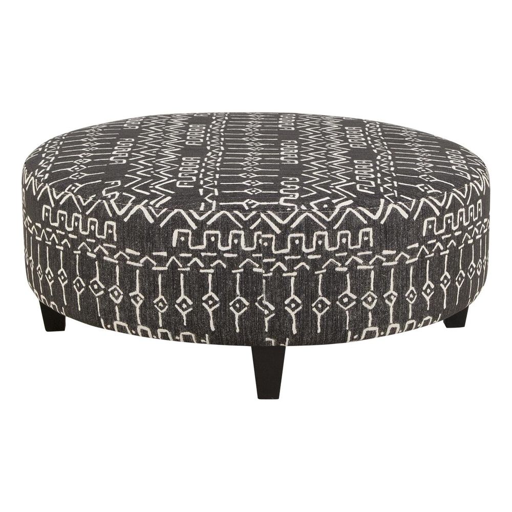 Jonathan Louis Large Round Ottoman in Scripps Kona , , large
