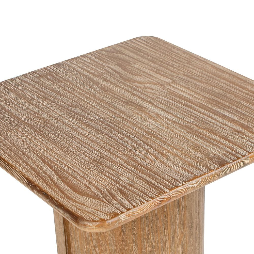 Jennifer Taylor Home Sonoma End Table in Rustic Greige Brown, , large