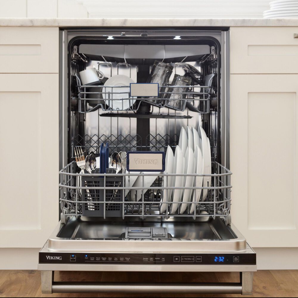Viking Range 24" Fully Integrated Built-In Dishwasher with CornerClean in Panel Ready, , large