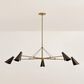 Troy Lighting Andersen 5-Light Chandelier in Patina Brass and Bronze, , large